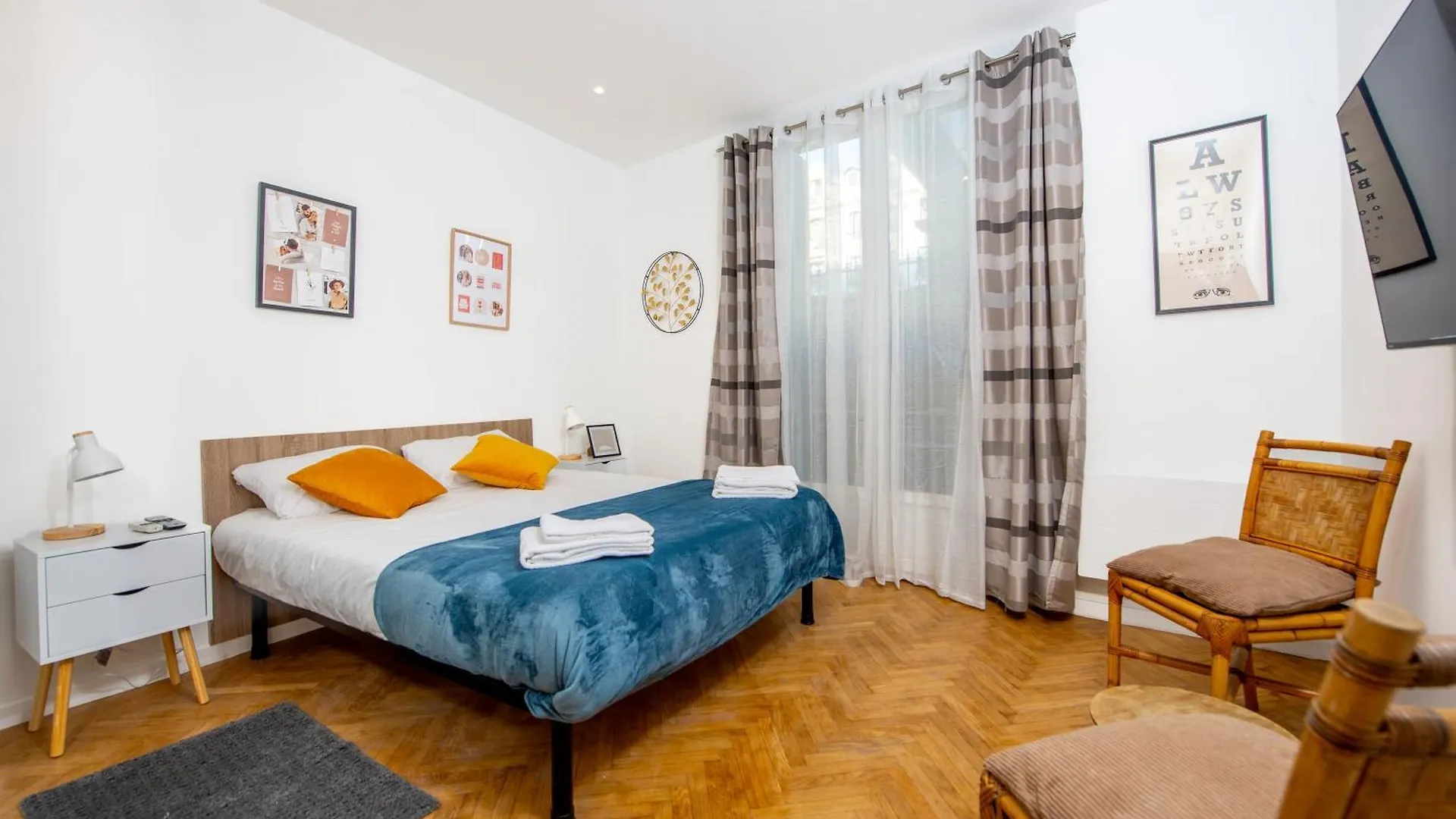 #34 2P Raimbaldi Central 2Balconies / Ac & Wifi Apartment Nice