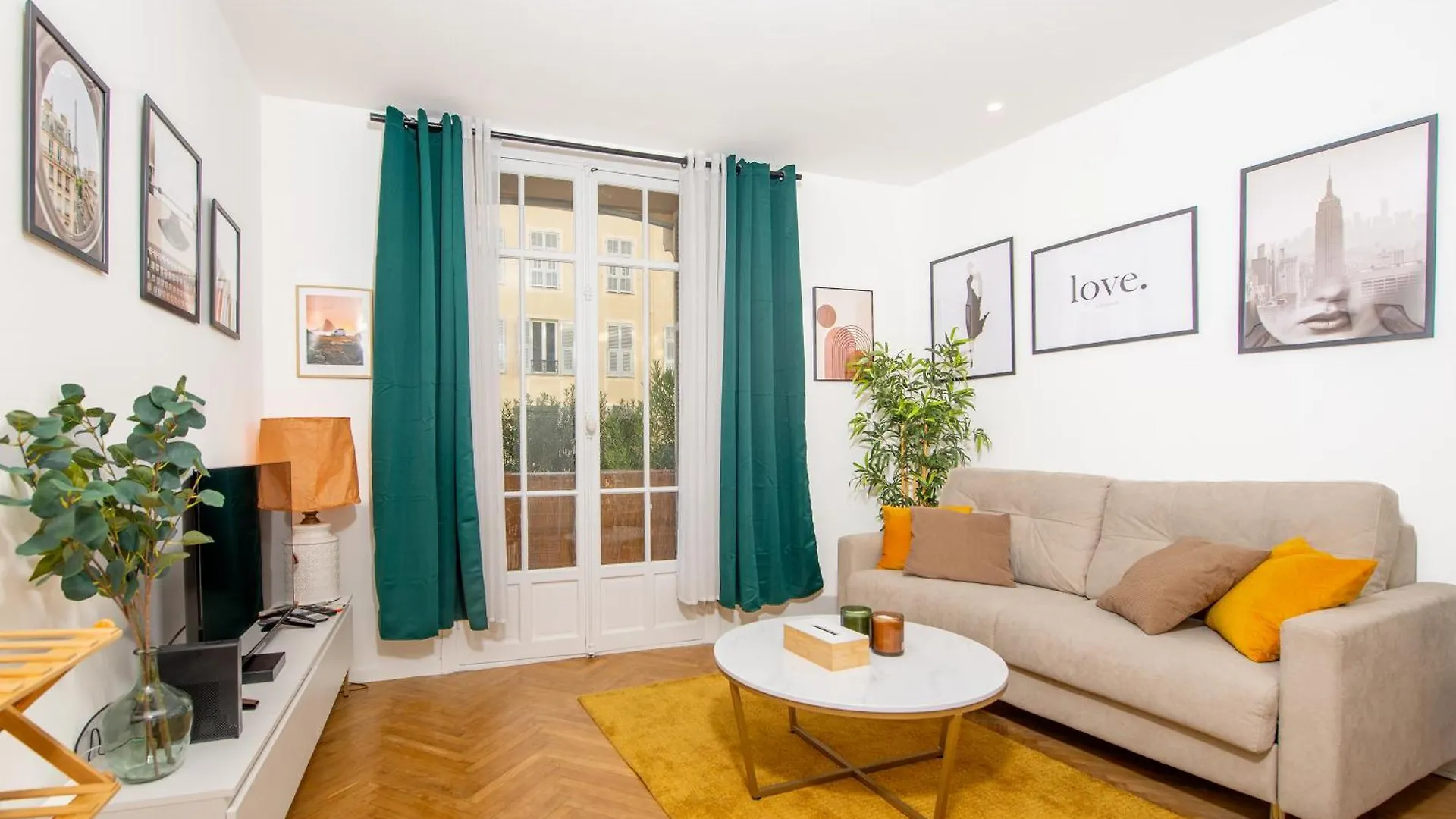 #34 2P Raimbaldi Central 2Balconies / Ac & Wifi Apartment Nice